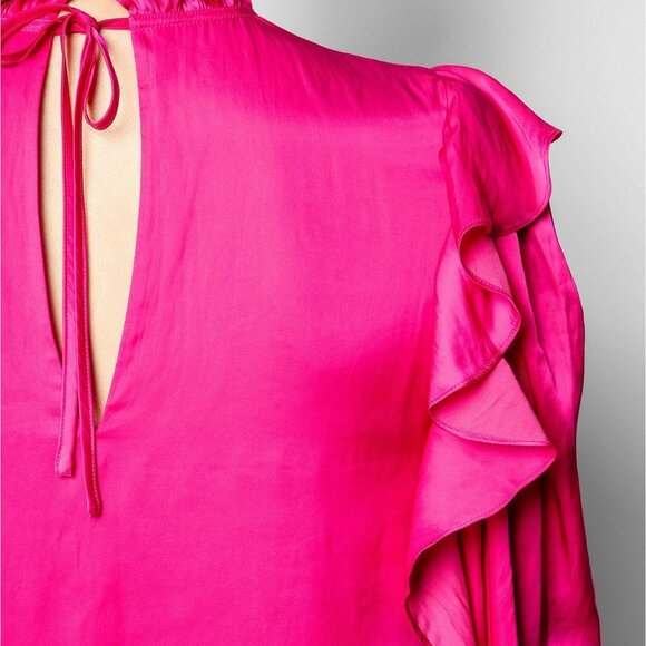 Zadig & Voltaire Ruins Satin Dress – Pink – Size Small – Excellent Condition - Picture 5 of 13